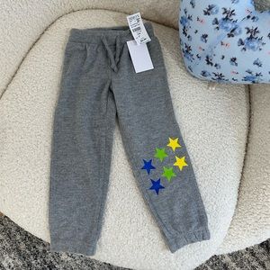Revelation gray joggers with stars girls toddler 2T